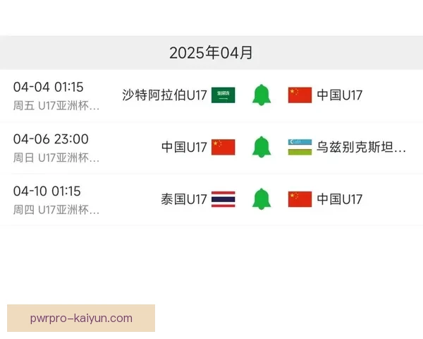 欧洲U17锦标赛赛程公布，小组赛阶段即将开打